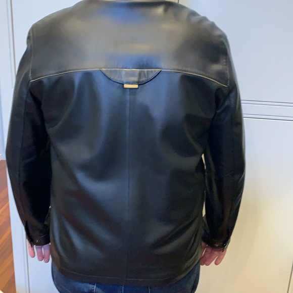Men’s calfskin Italian leather jacket mondo uomo